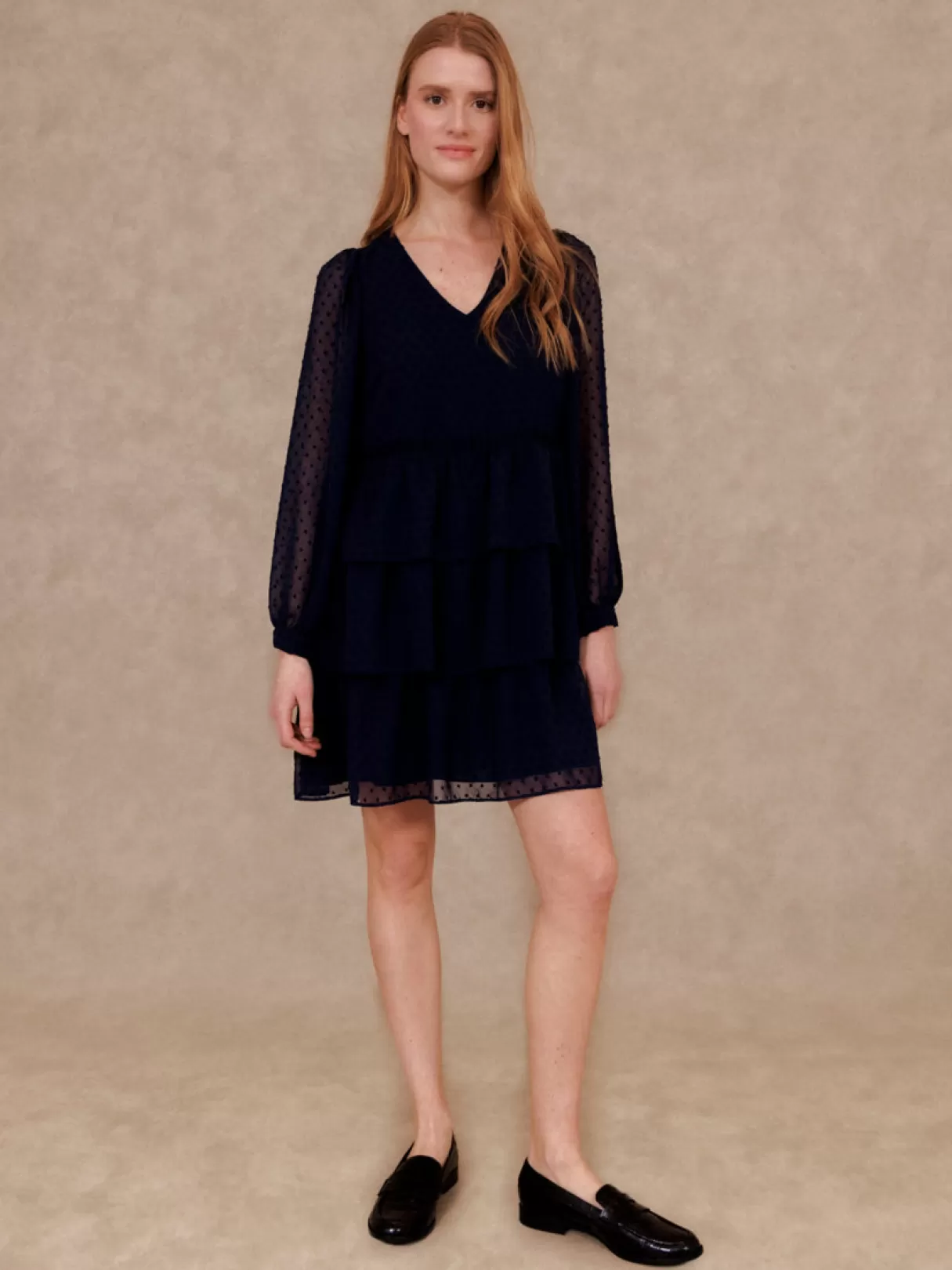 NAF NAF Robes^Robe Plumia Bleu