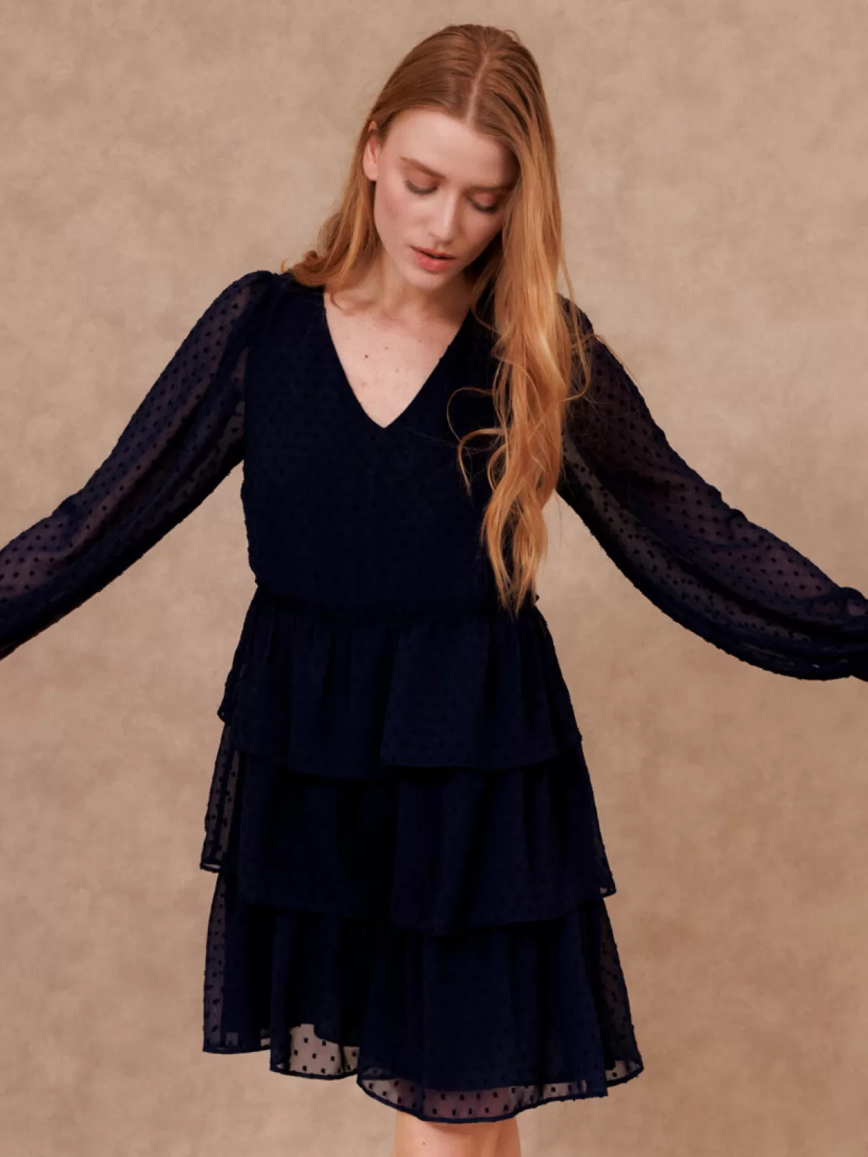 NAF NAF Robes^Robe Plumia Bleu
