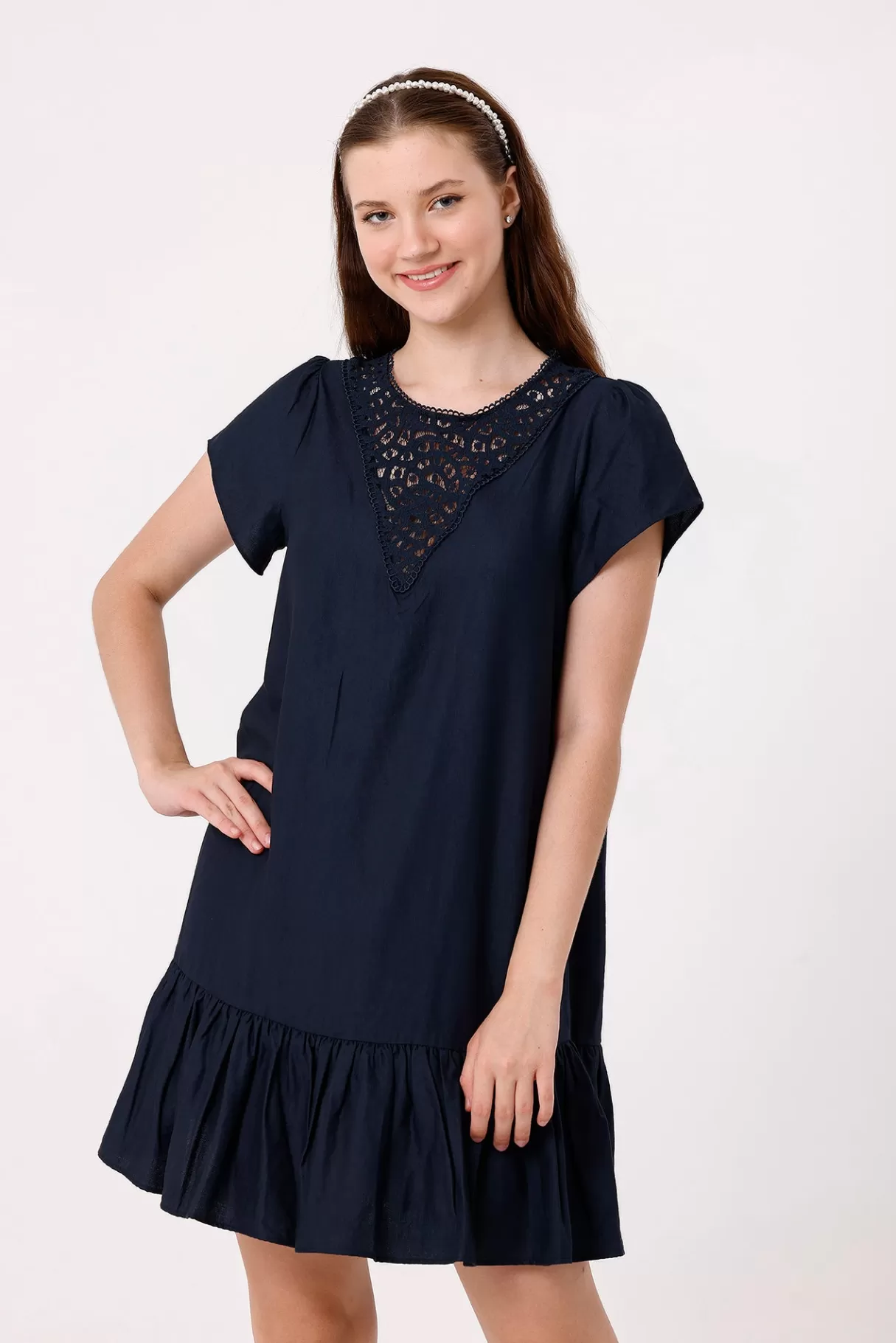 NAF NAF Robes^Robe Roney BleuMarine